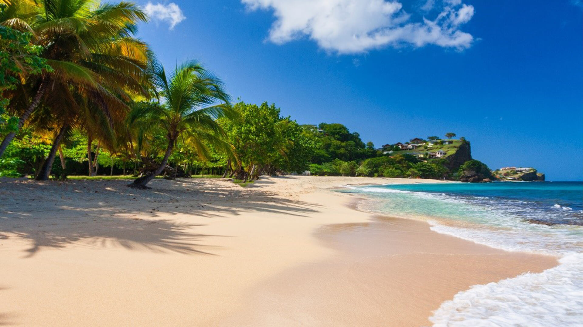 Grenada, the Caribbean, beach on a sunny day