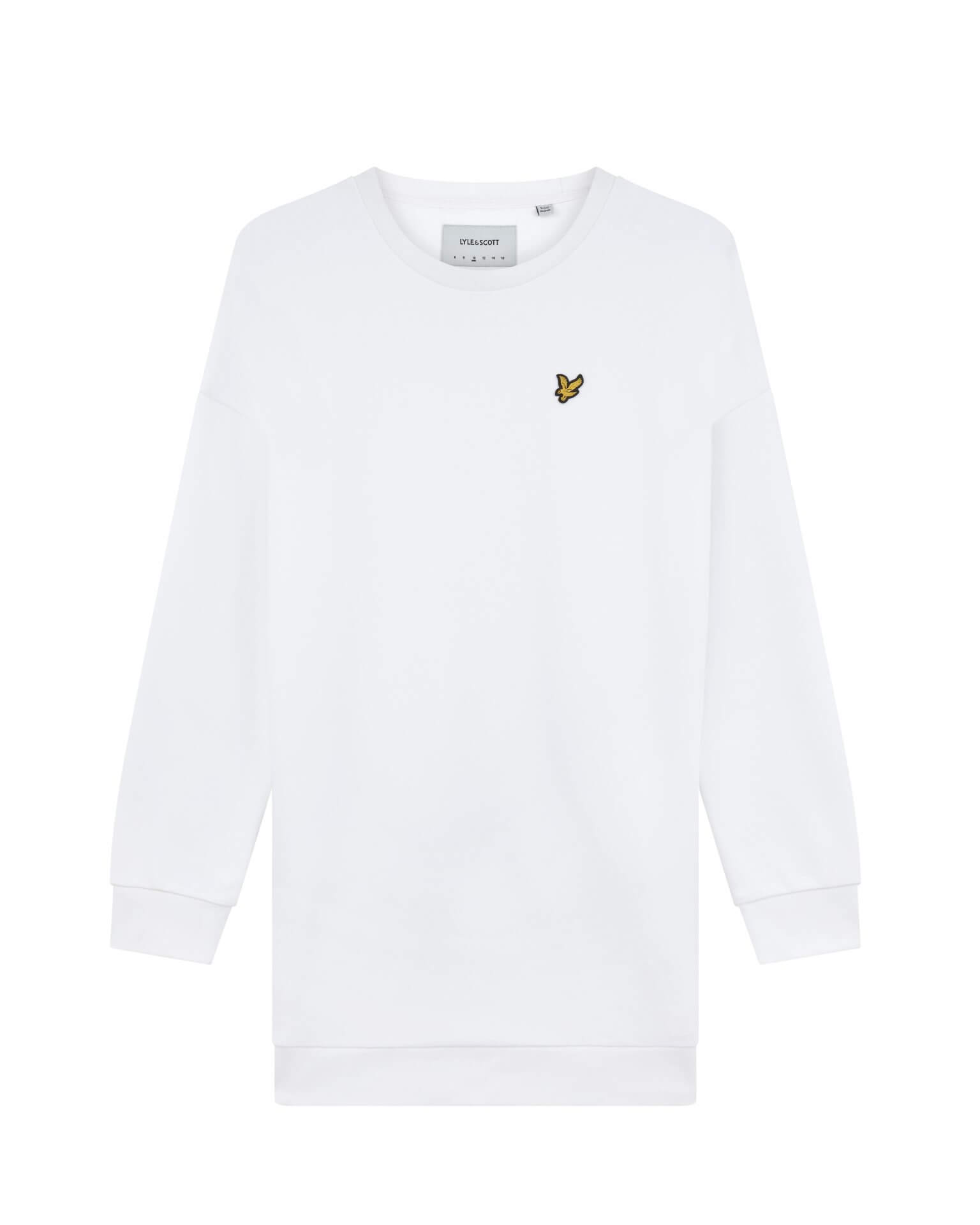 Sweatshirt Dress - White - £80.00 (DRW1603V_626)