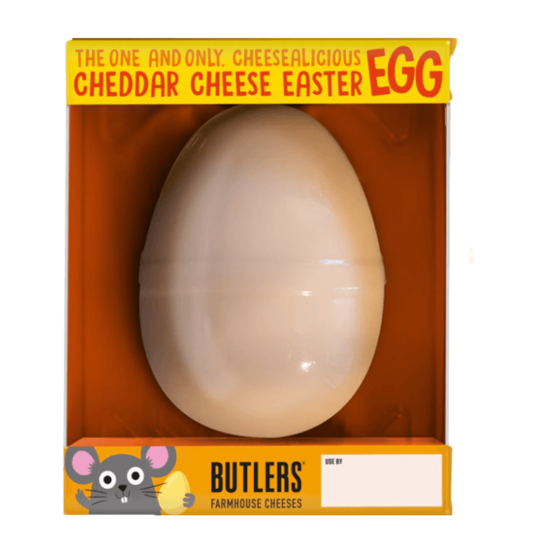 Butlers Farmhouse Cheeses Cheddar Cheese Easter Egg
