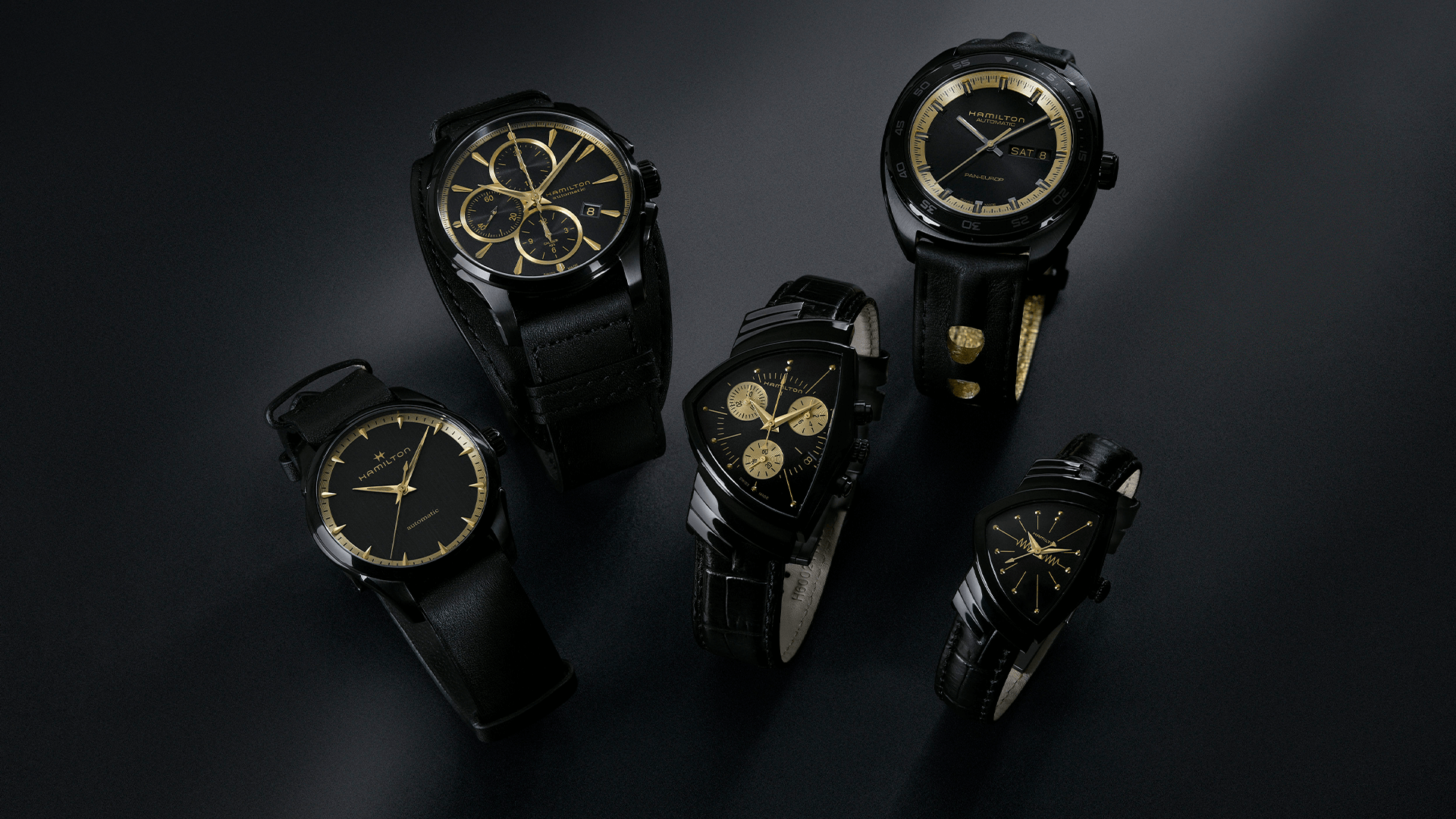 Hamilton black and gold collection