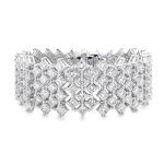 Loupe -Delectables Diamond Cuff Bracelet in 18ct White Gold - G126793 - 30.00ct - Princess cut -£70,000